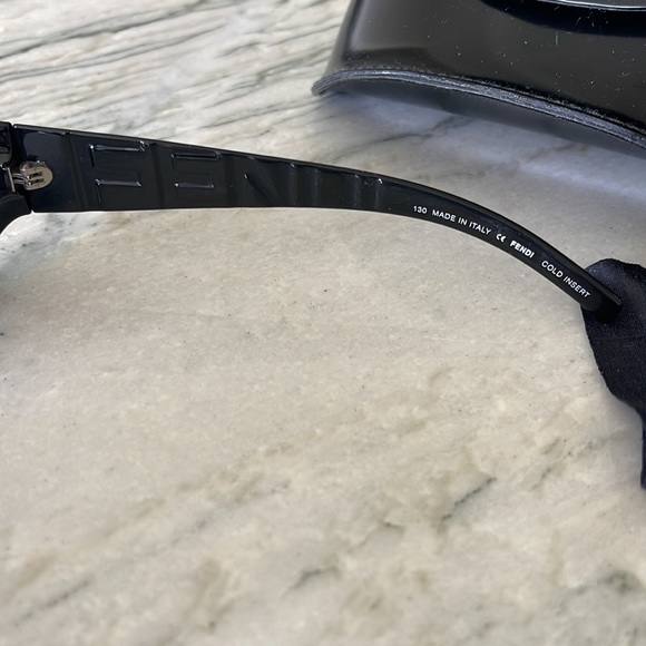 Fendi crystal logo sunglasses frame - Picture 2 of 4